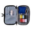 Misasa Sewing Kit Snoopy PEANUTS Zipper Pouch classroom emergency Gray 18702 (for carrying, use, repairs) No.