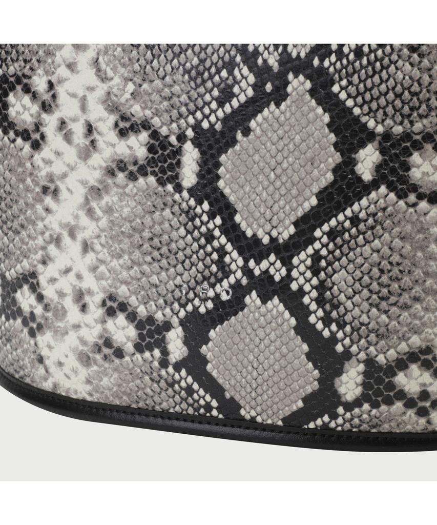 Irowomen Zyke Python Snakeskin Big Tote Bag - Black Pattern