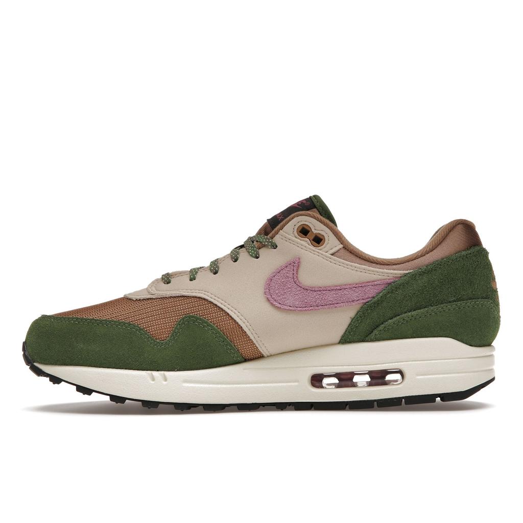 Nike Air Max 1 NH Treeline Unisex Sneakers Green Light-Bordeaux Dark-Driftwood DR9773-300