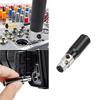 4-контактный XLR Female на 3-контактный Mini XLR Male Конвертер Мгновенное Подключение Простота Использования Для Звуковых Карт Камер Микрофонов