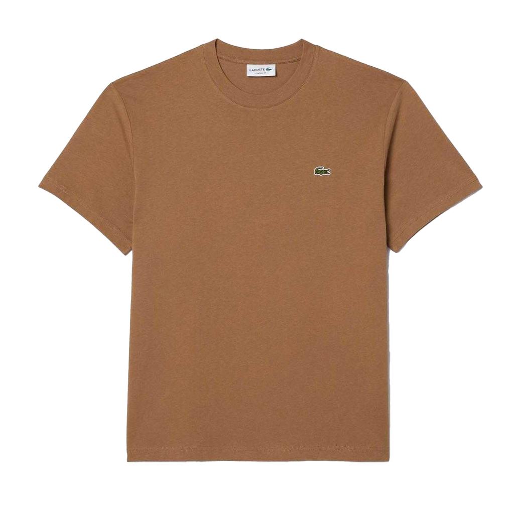 Lacoste Мужская хлопковая футболка с вышитым логотипом