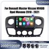 Для Renault Master Nissan NV400 Opel Movano 2010 - 2021Android Carplay Автомагнитола Навигация GPS Мультимедиа Видеоплеер