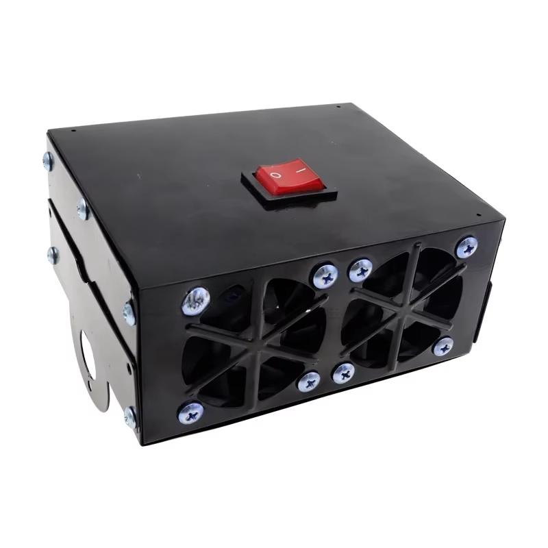 12V/24V Car Heater Portable 500W 2 Hole Fast Heating Windscreen Demister Winter Warmer Defroster For Vehicle RV SUV Truck