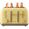 Buydeem 4-slice toaster, model dt640e, mellow yellow, eu