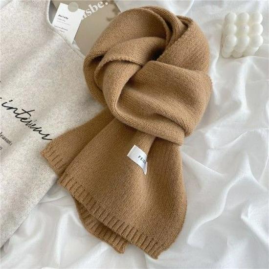 2024 Autumn/Winter High-End Versatile Soft Shawl: Warm White Neck Scarf for Couples and Students