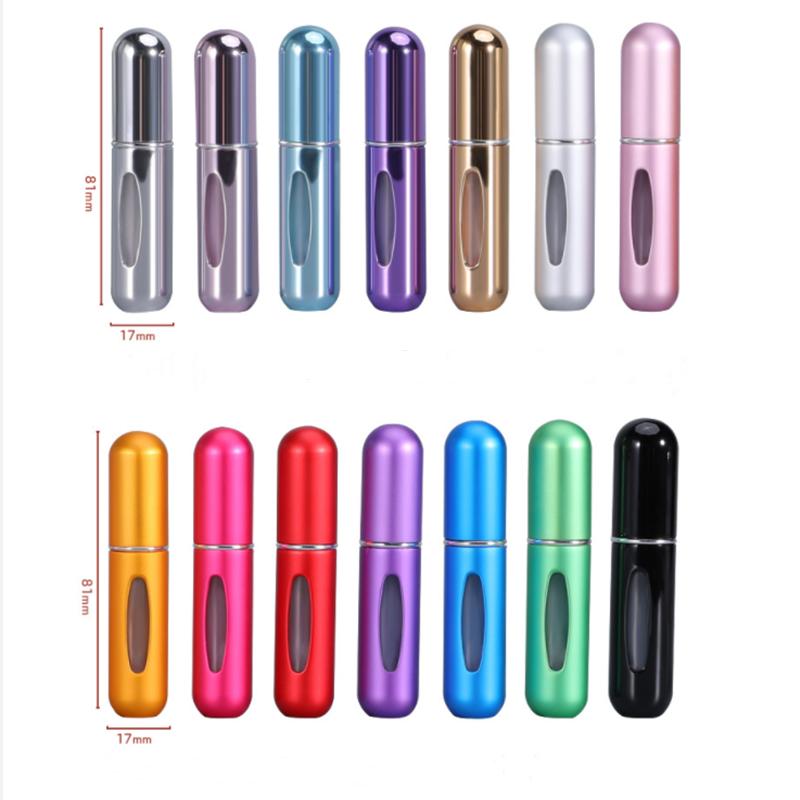 5 мл флакон-спрей для духов, дорожный наполненный тип, портативный распылитель для духов, пустой косметический флакон для духов