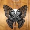1Pc Black Embroidery Butterfly Patch for Elegant Wedding Dress Lace Fabric DIY Applique Accessories Fashion Stickers for Clothes