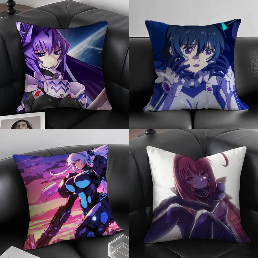 Классическое аниме Muv-Luv Alternative ЛЮБОВЬ Игра МИЛАЯ наволочка Модная квадратная наволочка Спальня Диван Комната Инс Декорация Досуг