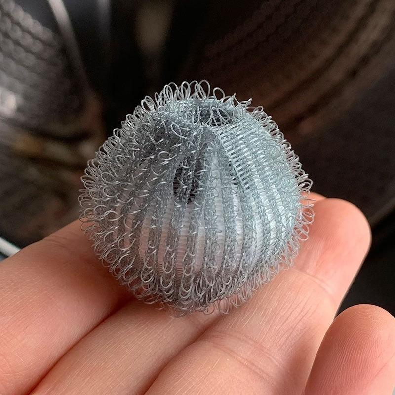 Шар для сбора шерсти и волос в стиральной машине