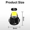 Universal T3 LED Tube Light W3W 12V Car LED Lamp 1210 1SMD Car Dashboard Bulb