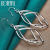 925 Sterling Silver Wedding Pendant Piercing Earrings Fashionable Jewelry