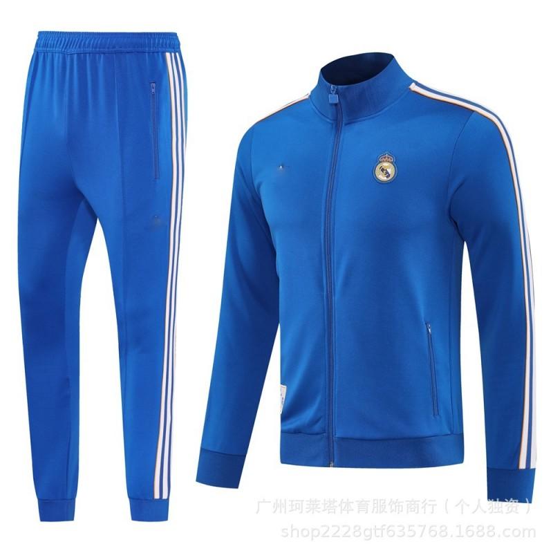 2025 Winter Long Zip Training Jacket Men Football Fans