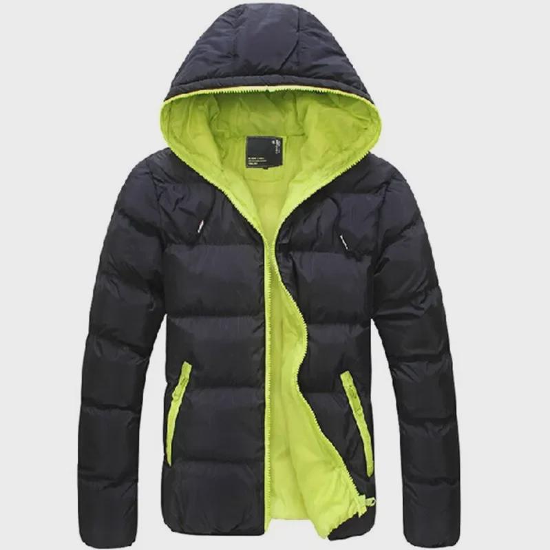 Men's Lightweight Down Jacket: Slim Fit Casual Hooded Jacket for Autumn/Winter Youth Trend