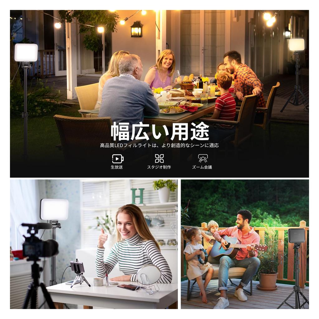 NEEWER Базовый светодиодный видеосветильник, панельный светильник, 2 комплекта, двухцветный, с регулировкой яркости, портативный, с подставкой и фильтром, индекс цветопередачи 95, 750 люкс, освещение для фотосъемки, освещение для актрис