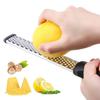 Stainless Steel Lemon Zester Cheese Grater Kitchen Tool for Parmesan Ginger Garlic Nutmeg Citrus Chocolate Ergonomic Handle Onion Fruit Sharp Shredder
