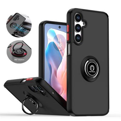 Для Samsung Galaxy A16 5G Чехол SM-A166B Матовый Магнитный Держатель-Кольцо Противоударные Бронированные Чехлы Для Samsung A16 A 16 5G Чехол
