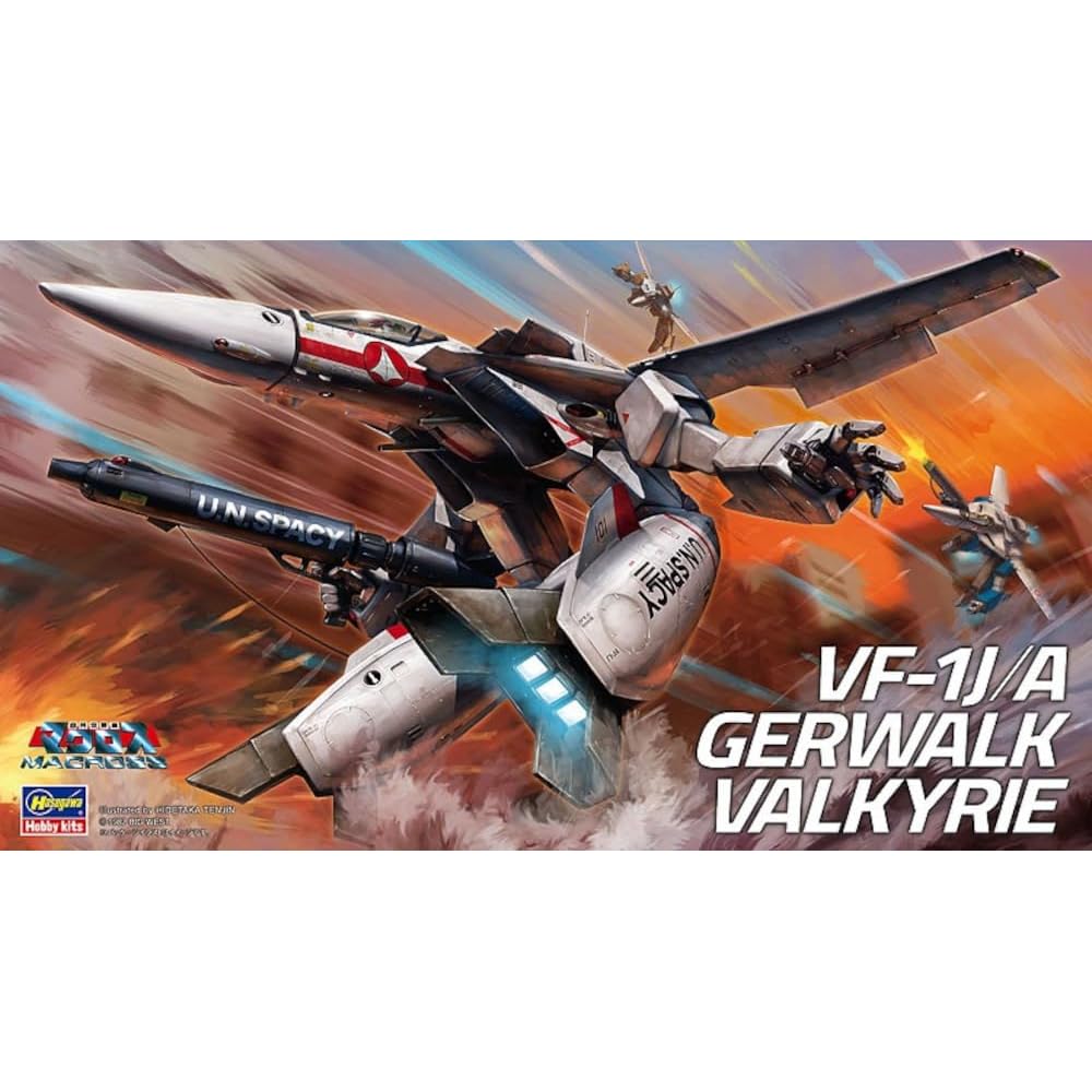 Hasegawa Macross VF-1J/A Valkyrie Модель-конструктор 1/72, 25 деталей