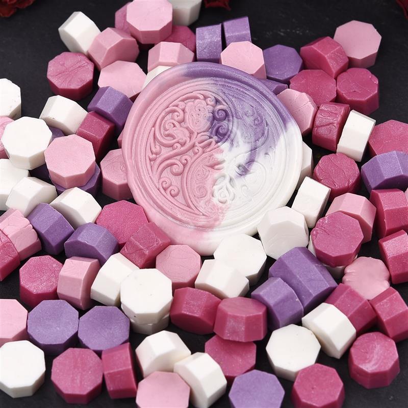 100 шт. ретро-сургучные бусины, цветная печать, воск для печати, материал для скрапбукинга, свадьбы, дня рождения, вечеринки, воска, сделай сам, художественный декор, поставка