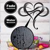 Love Sign Plaque Heart Wall Art Black Iron Infinity Heart Decor Heart Wall Decor  Wall Ornament