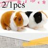 Real Life Two Color And Three Color Guinea Pig Plush Toy Lifelike Mouse Rats Stuffed Animal Toys for Pets Dogs Cats