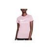 Sportswear Logo Print Training Short Sleeve Tee Women Tops Pink CI1384-695