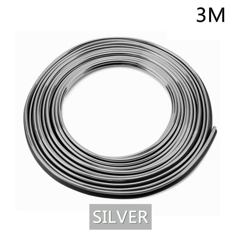 3M Мягкий клей хромировал полосу отделки двери автомобиля на устойчивых к трению универсальных автомобильных аксессуарах для интерьера