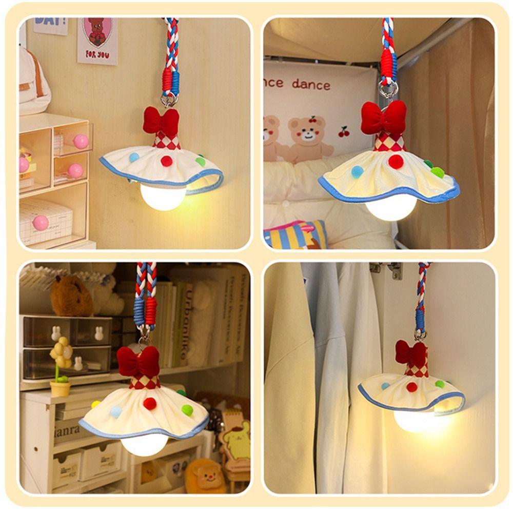 Rechargeable Bulb Bedside Lamp 3 Modes LED Ambiance Lamp Cute Hanging Night Light  Bedroom