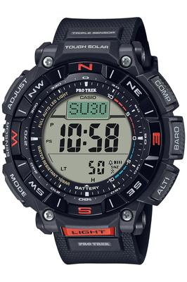 Casio Pro Trek Climber Line Solar Сделано с использованием биомассы Черные часы, Пластик, PRG-340-1JF, Мужские,