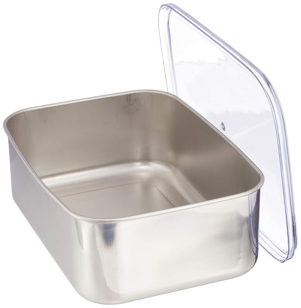 Kotobuki Metal Industry глубокая кухонная бита с крышкой AS большая x 18-8 (315 220)