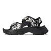 Stella McCartney x adidas Сандалии Hika Outdoor с животным принтом Женские кроссовки Черный Облачно-белый Основной черный IF1797