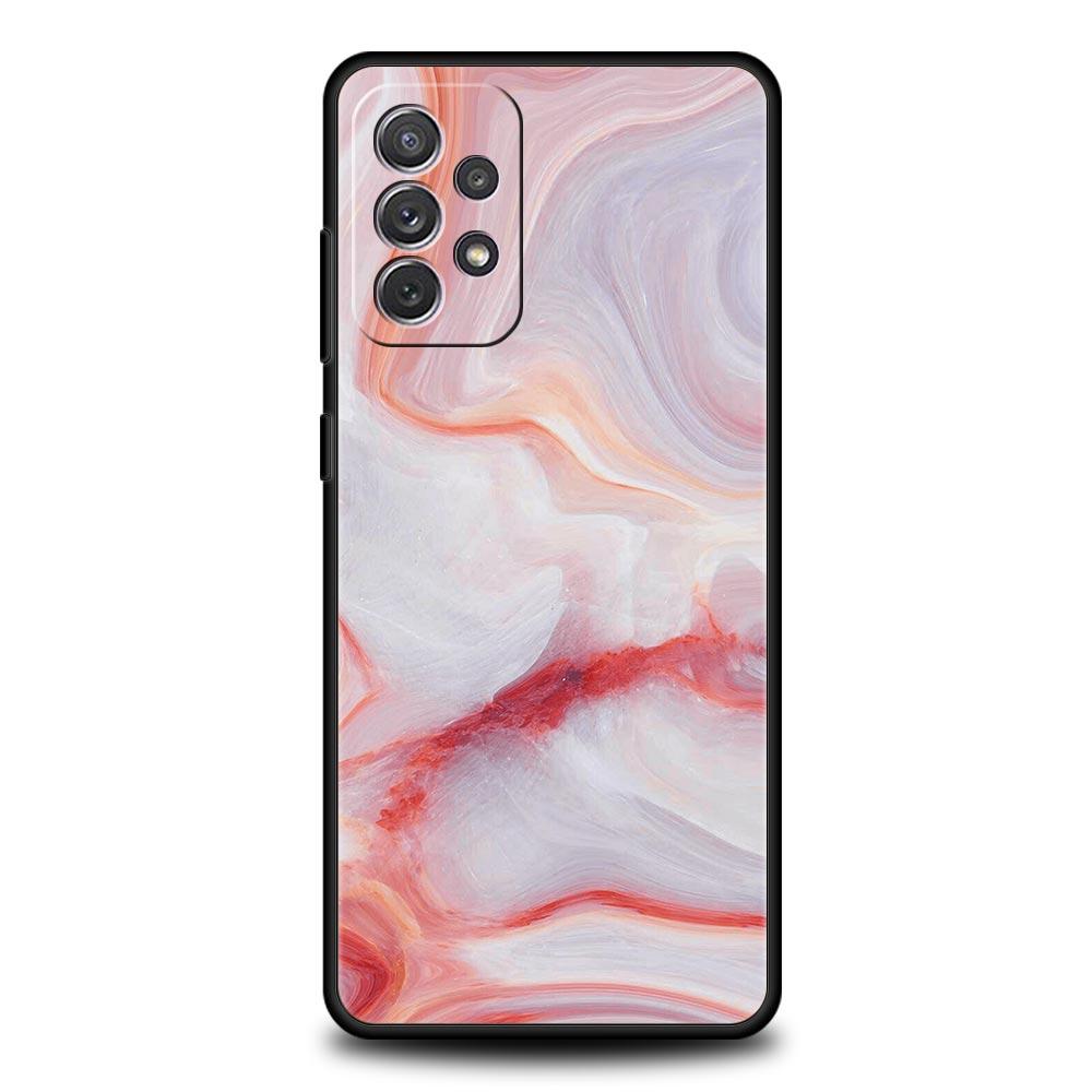 Винтажный мраморный чехол для телефона Samsung Galaxy A55 A35 A17 A07 A15 A13 A25 A51 A71 A72 A73 A32 A52 A52S A41 5G Мягкий ТПУ корпус Сумки