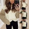Women's Fashion  And Winter Wear Loose Long-sleeved Jumper Knitted Sweaters