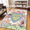 Chainsaw Man Pattern Carpet for Home Decor Play Floor Carpet Sofas Birthday Present Halloween Gifts HE166