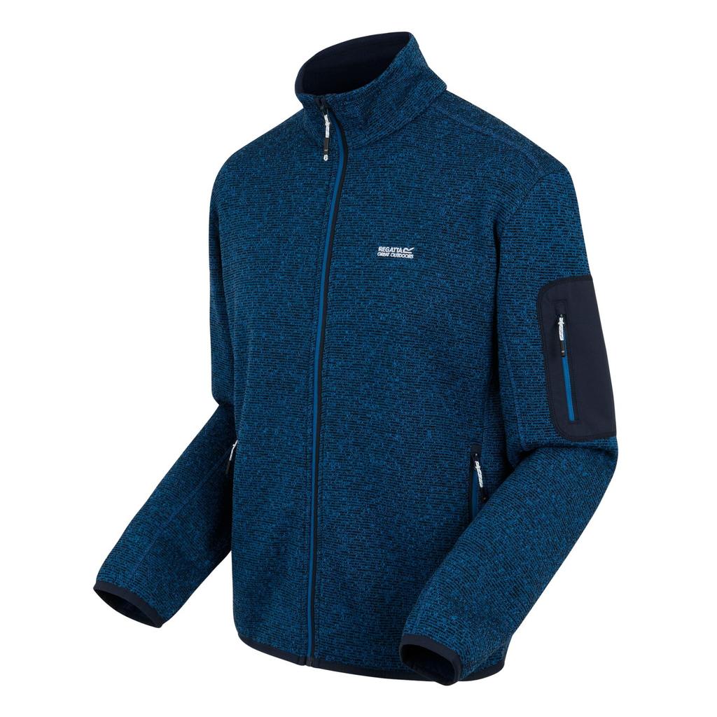 Regatta Mens Newhill Marl Full Zip Fleece Jacket