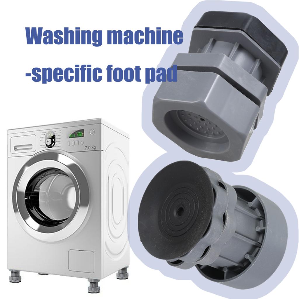 8Pcs Heightening Pad for Washing Machine Base Damper Washing Machine Mat Nonslip Mat Adjustable Washing Machine Protector