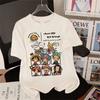 Косплей One Piece Луффи Аниме Манга Футболка Футболка Костюмы Хлопок Хлопок