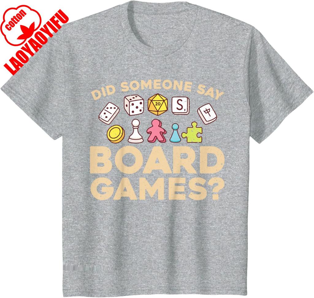Cool Board Games for Men Women Game Nerd Gamer Chess Lovers T-Shirt Summer Unisex Casual Cotton Streetwear Breathable Tee