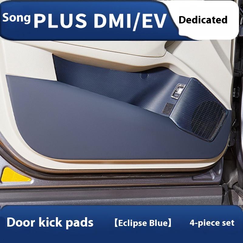 Подходит для BYD Song Plus EV DMI 2020-2025 Автомобильные чехлы на сиденья Кожаные чехлы-подушки Подголовники Подушки для поясницы Антигрязевые коврики