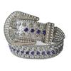 Women's Rhinestone Crystal Waist Belt for Jeans or Dress, European and American Style with Inlaid Rivets