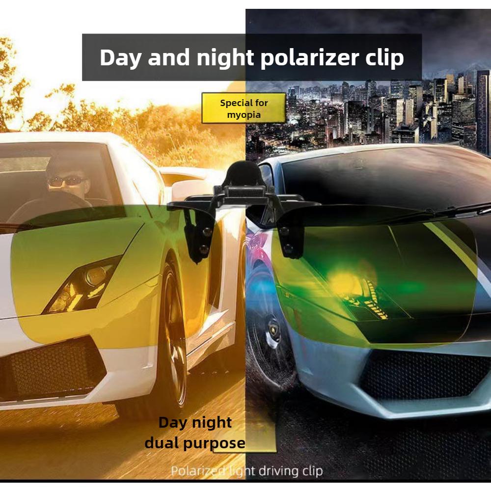 Солнцезащитные очки клипсы очки для близорукости поляризованные светочувствительные солнцезащитные очки для мужчин и женщин для вождения рыбалки день и ночь ночного видения