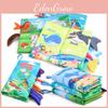 Baby Ocean Forest Flying Animal Tail Cloth Book Early Education Toy With Rustling Paper
