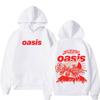Oasis Band Logo Rock Band Harajuku Print Hoodie Men Fashion Long Sleeve Pullovers Oversized Loose Hip-hop Sportswear Gift Fans