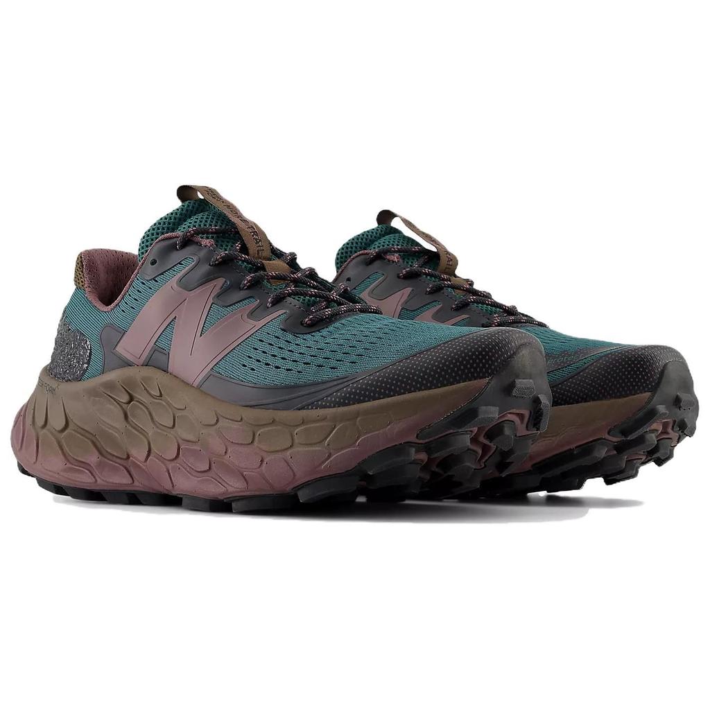 New Balance Fresh Foam X More Trail v3 New Spruce Dark Mushroom Мужские кроссовки Зеленые MTMORNAC