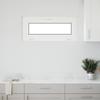 Basement Window RISOR 90 x 40 cm PVC and Glass Anthracite