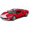 Bburago Масштаб 1/18 Ferrari 296 GTB Assetto Fiorano Красный/Белый / Литая модель автомобиля, Готовая модель, 18-16017 RD