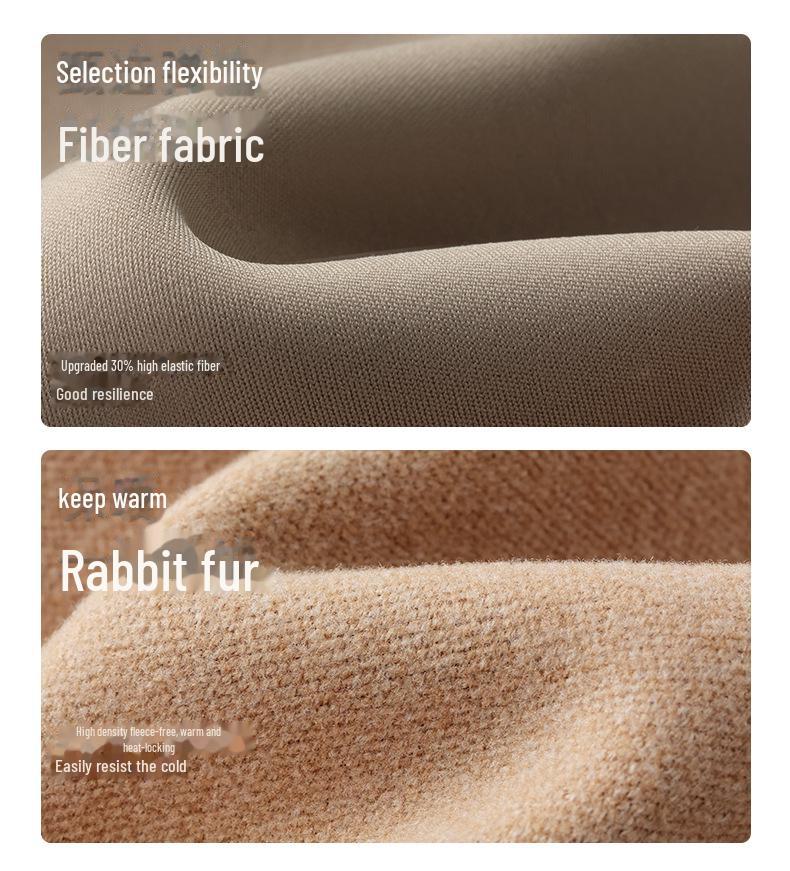 Женские плюшевые леггинсы: Утепленные брюки из овчины и хлопка 2024 года на осень и зиму.