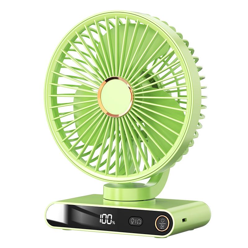 Rechargeable Portable Mini Oscillating Fan for Dorm, Office & Outdoor Use