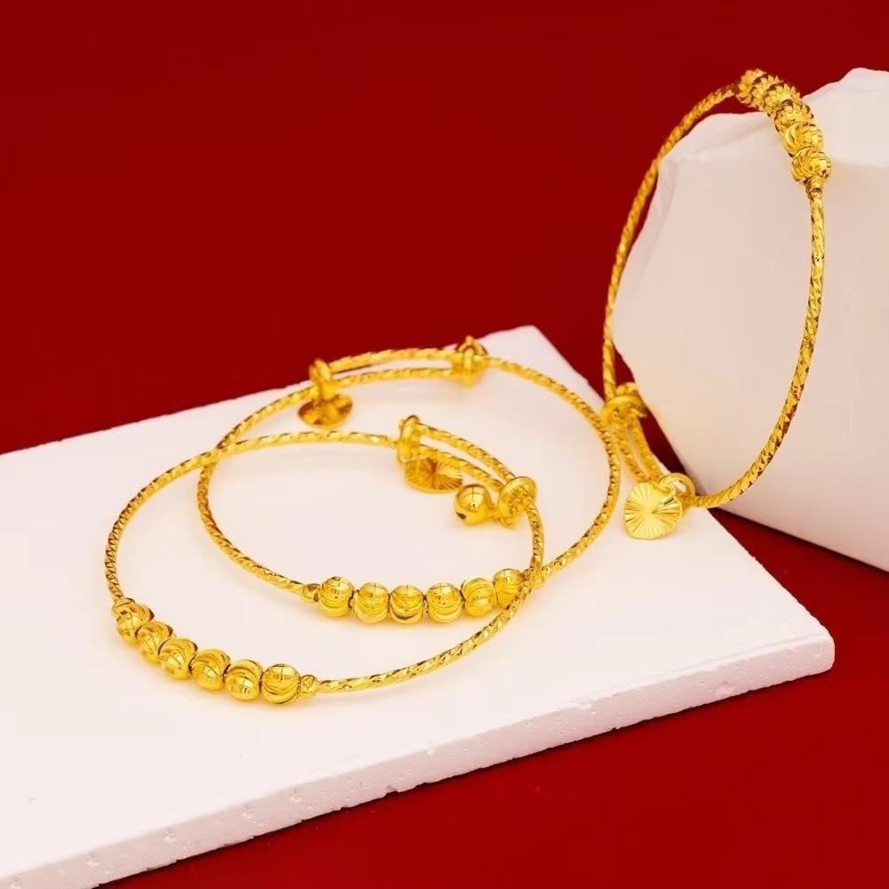 Adjustable Beaded Bracelet Heart Shape Bangles Fashion Accessory Wristband Women Jewelry