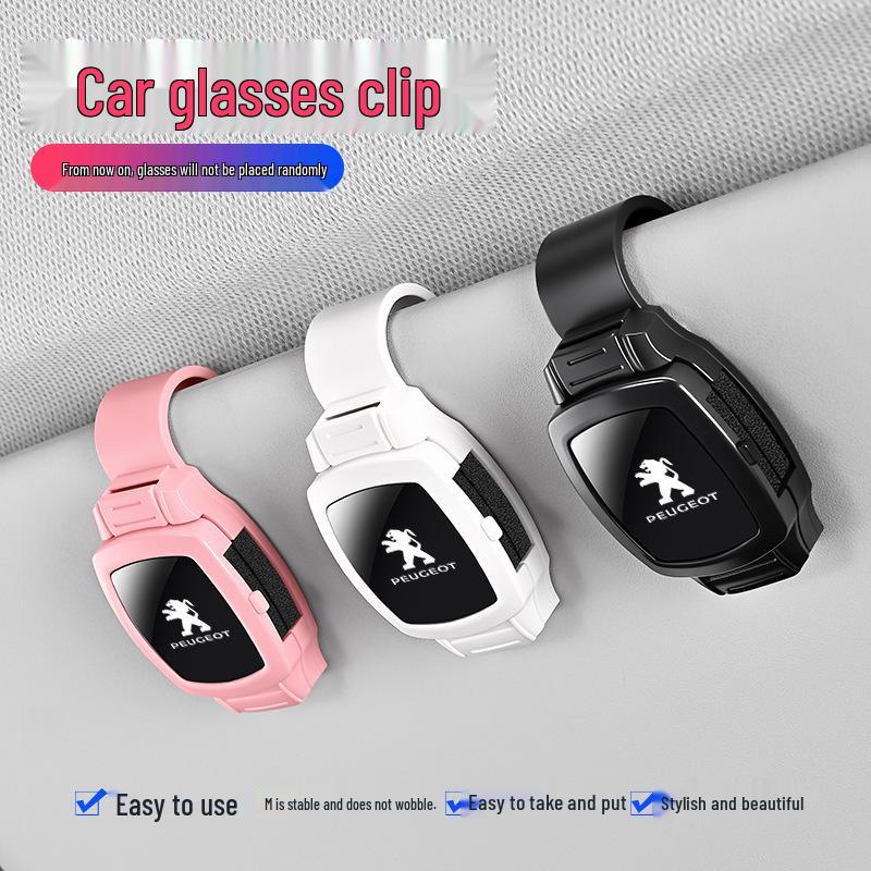 Peugeot Car Sunglass Holder Clip for Models 308, 4008, 301, 2008, 3008, and 508