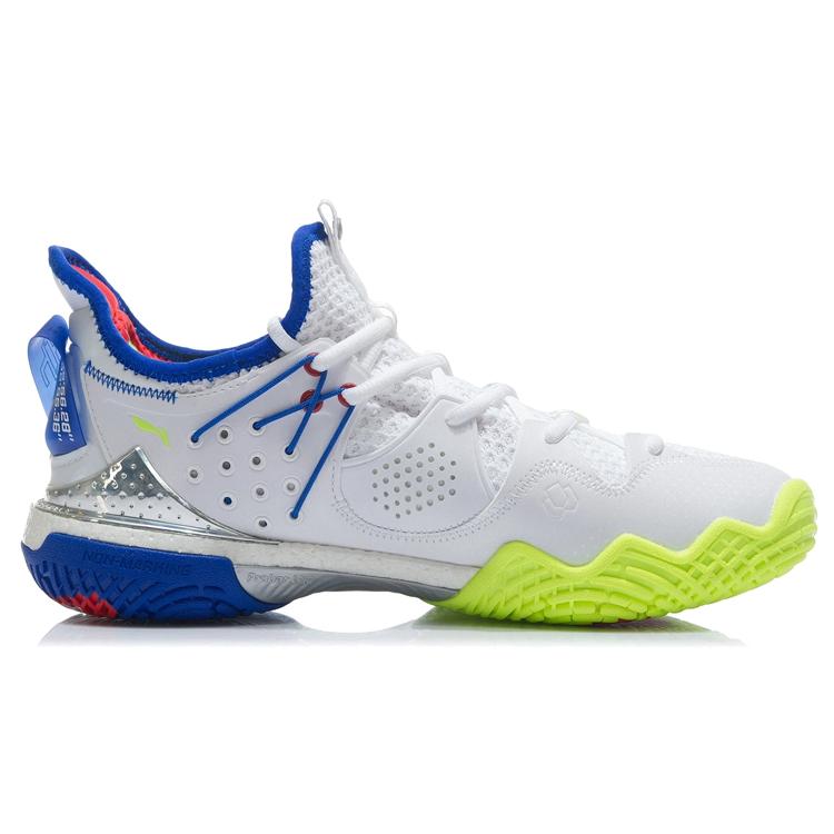 Li Ning Battle Halberd 3 Амортизация Скользкая Устойчивая к истиранию Дышащая Легкая Низкие Бадминтонные Кроссовки AYAR025-1